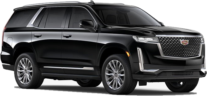 Black Cadillac Escalade SUV for black car service in the DMV