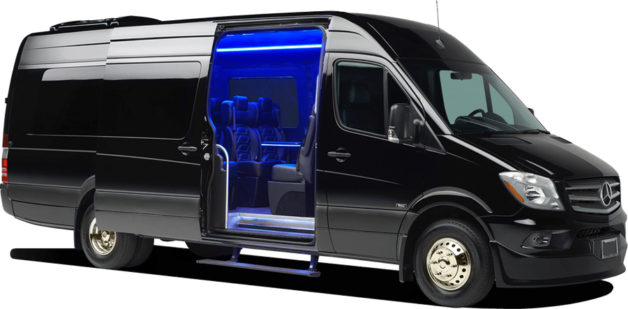 Mercedes-Benz Sprinter van for group black car service in Washington, DC